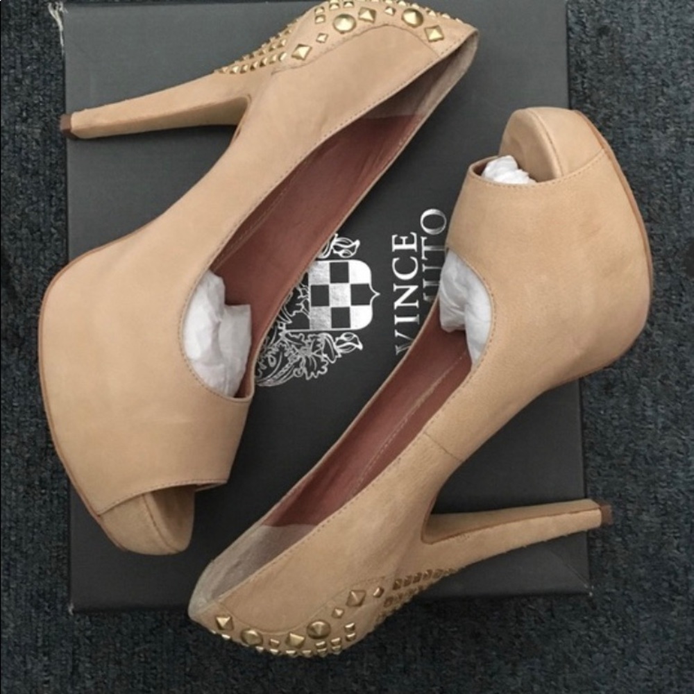 Vince Camuto Studded Platform Heels